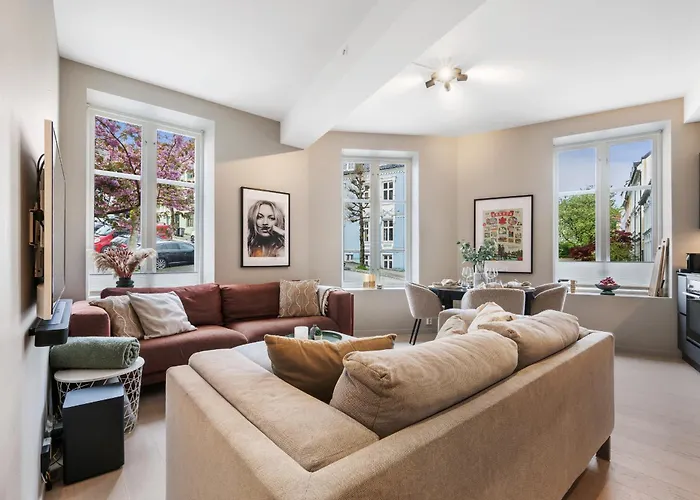Appartamento Centre 3 Bedroom, Modern & Bright Bergen