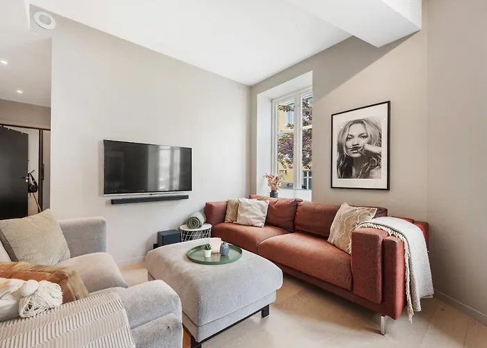Centre 3 Bedroom, Modern & Bright ベルゲン